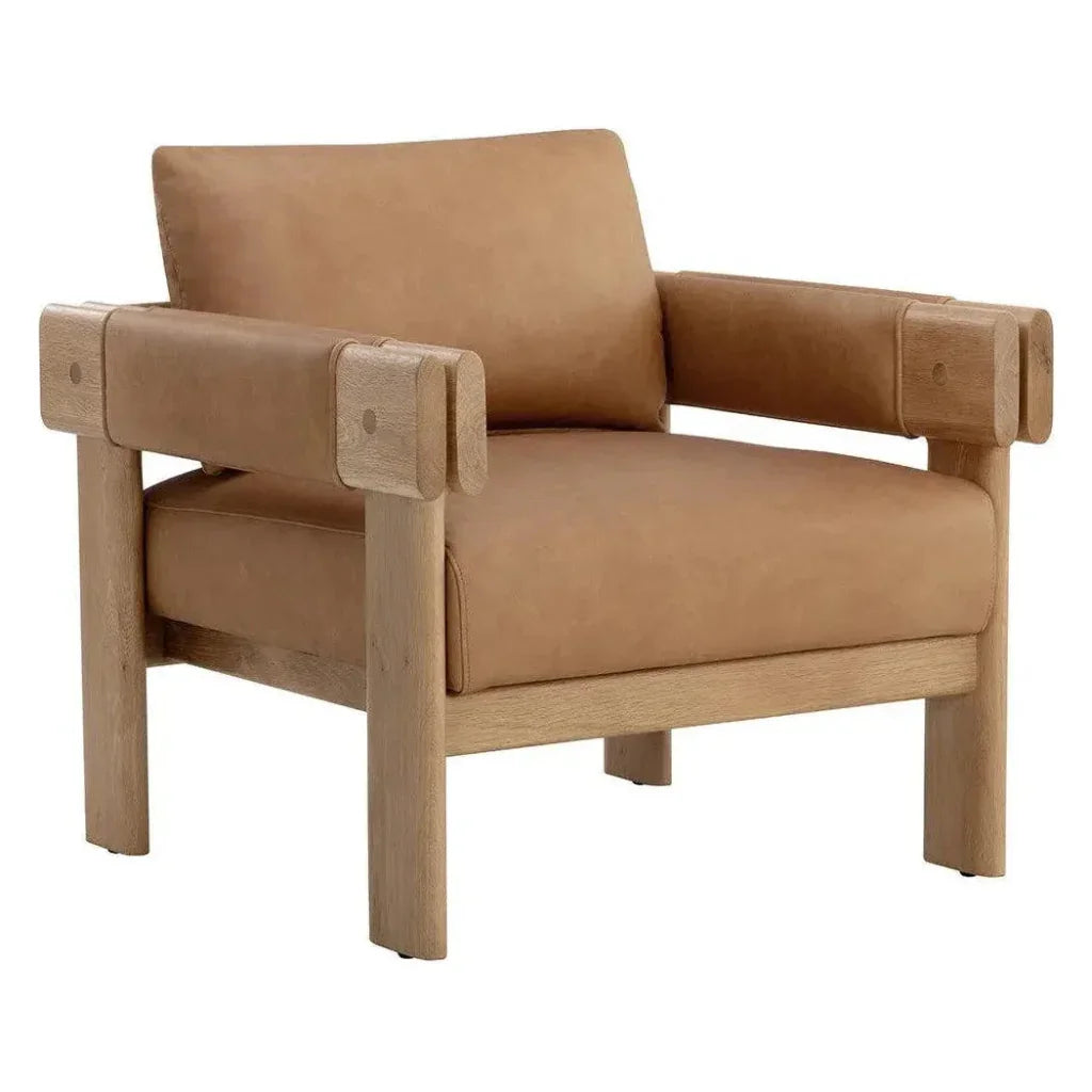 SUNPAN Carmichael Leather Lounge Chair