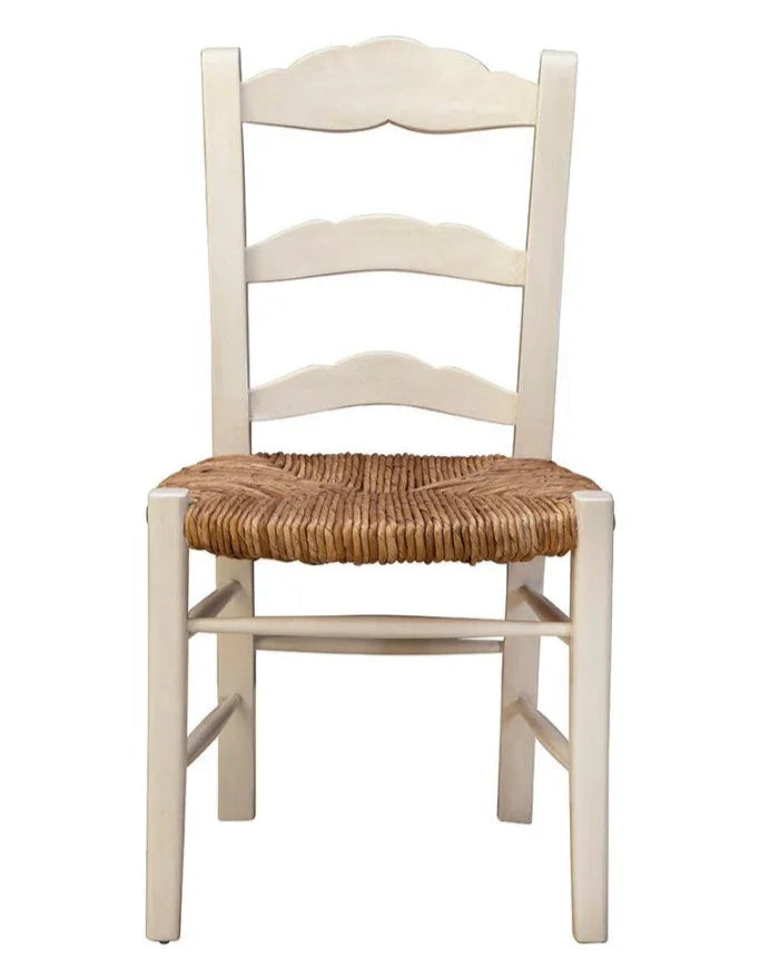 Caroline Wooden Cream Side Chair - LOOMLAN - Furniture Classics - Accent Chairs