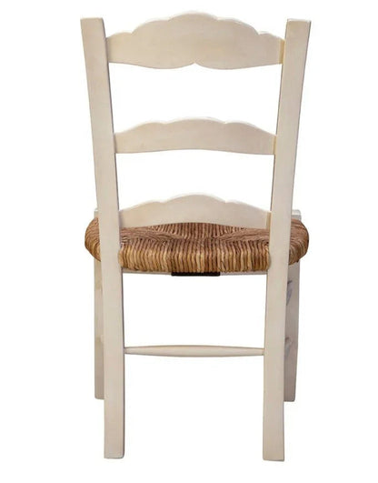 Caroline Wooden Cream Side Chair - LOOMLAN - Furniture Classics - Accent Chairs