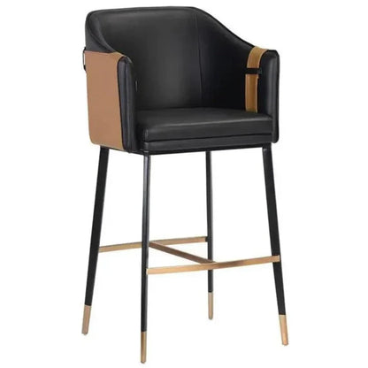 Carter Faux Leather Barstool