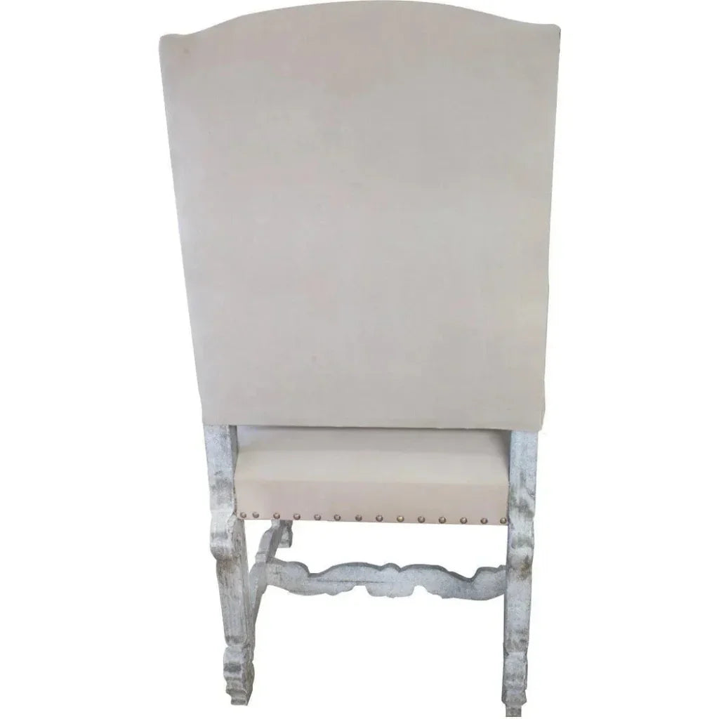 Peninsula Home Bianca Carved White Dining Chair