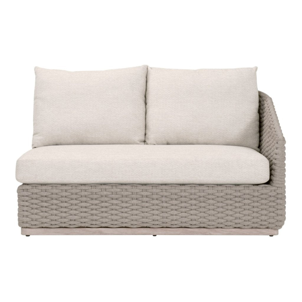 Caspian Olefin Fabric Outdoor Modular Arm Sofa - LOOMLAN - Essentials For Living - Outdoor Sofas & Loveseats