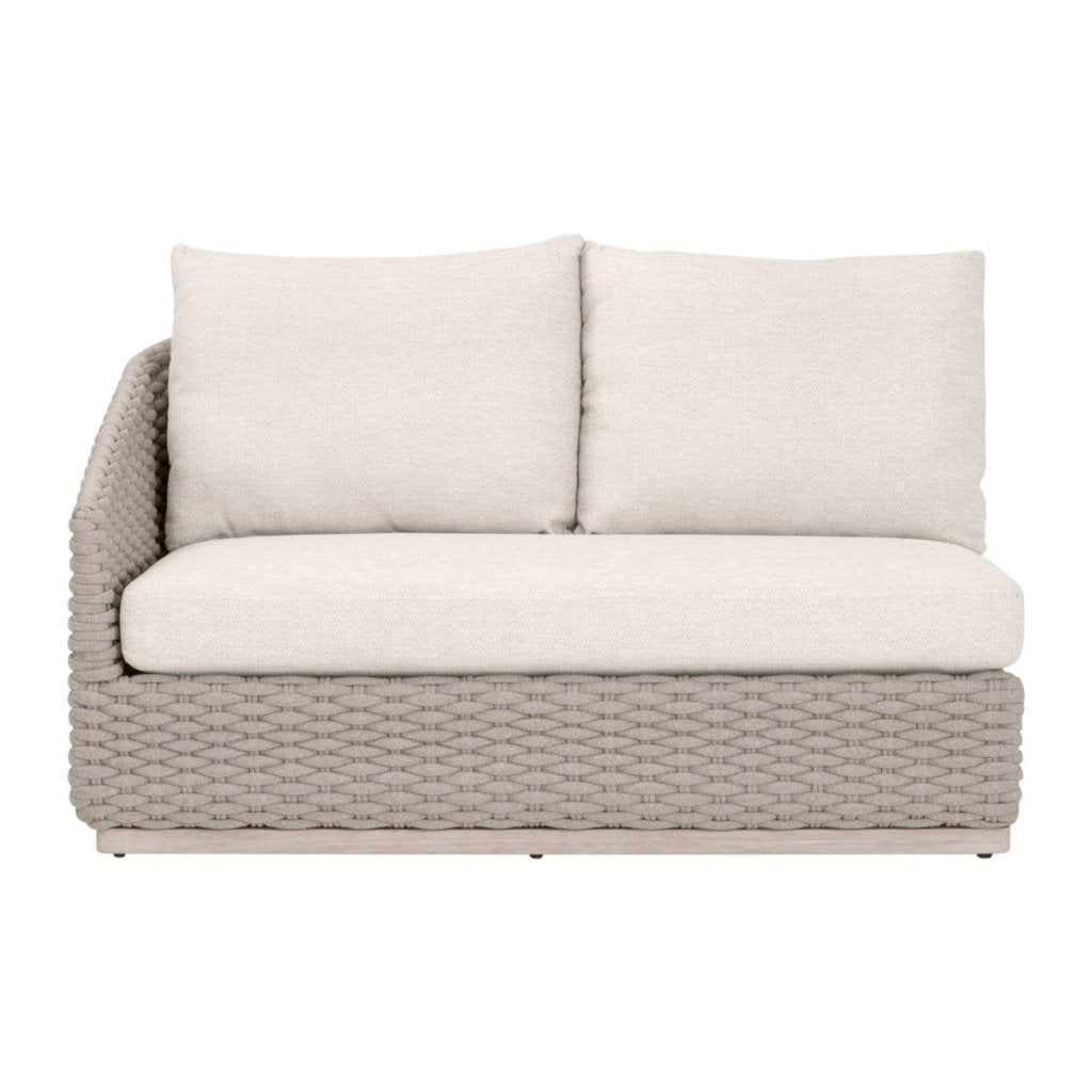 Caspian Olefin Fabric Outdoor Modular Arm Sofa - LOOMLAN - Essentials For Living - Outdoor Sofas & Loveseats