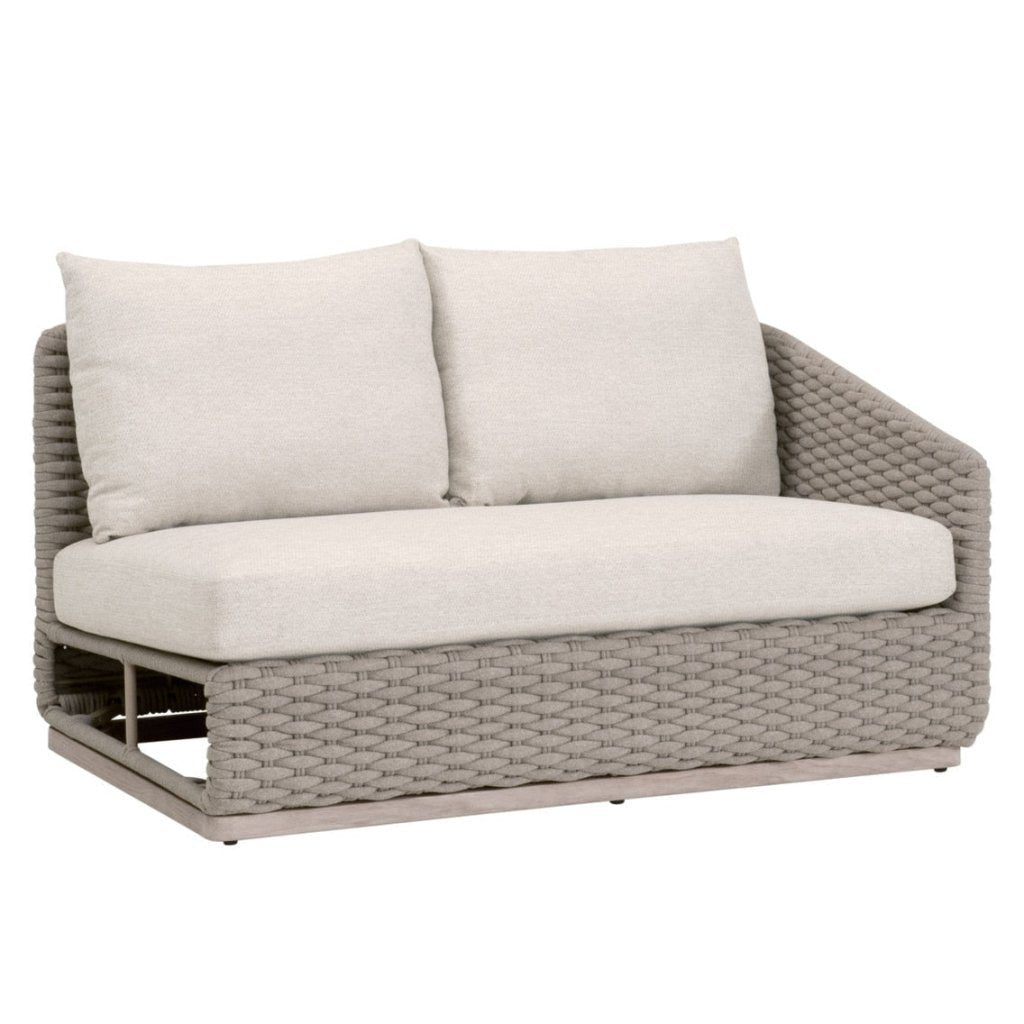 Caspian Olefin Fabric Outdoor Modular Arm Sofa - LOOMLAN - Essentials For Living - Outdoor Sofas & Loveseats