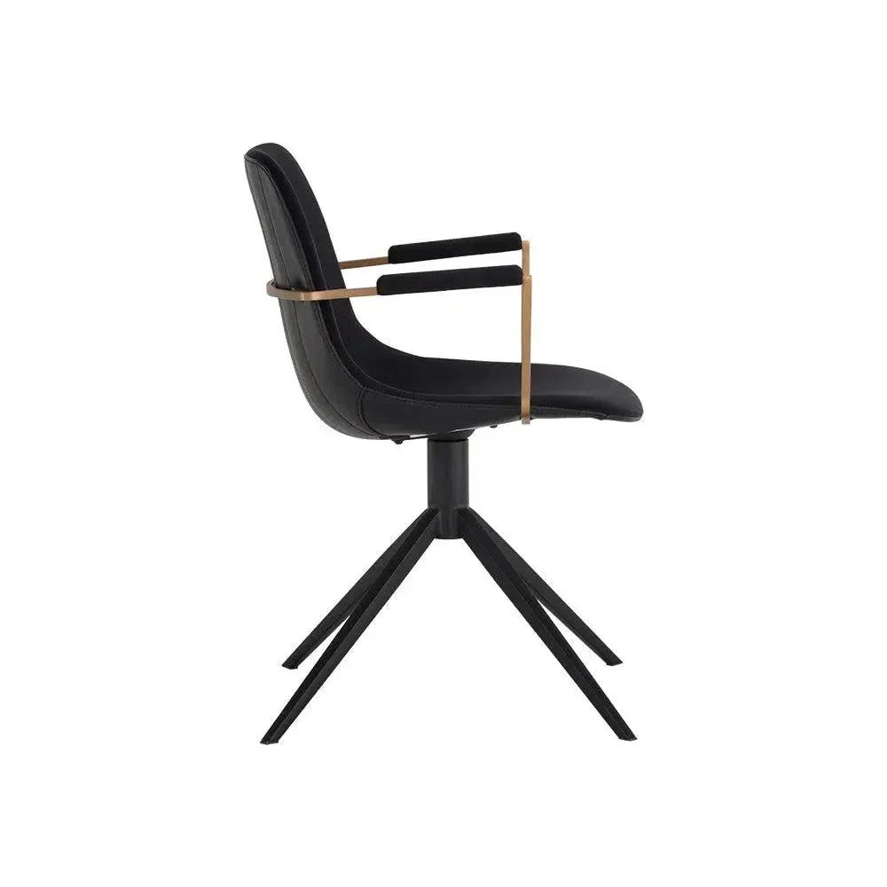 SUNPAN Cassius Swivel Dining Armchair