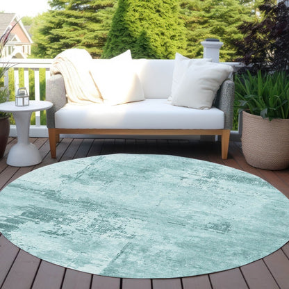 LOOMLAN Rugs Cassiva Blue Washable Indoor-Outdoor Rug