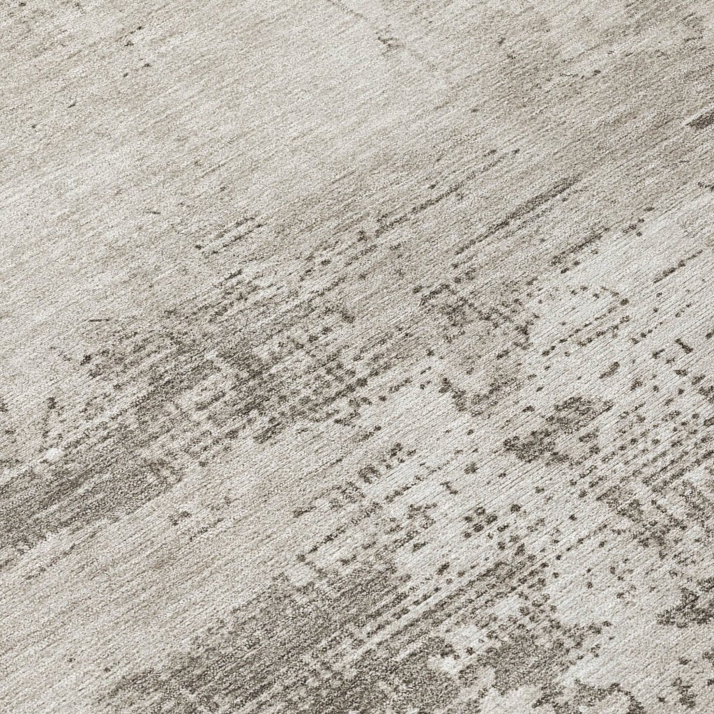 LOOMLAN Rugs Cassiva Brown Washable Indoor-Outdoor Rug