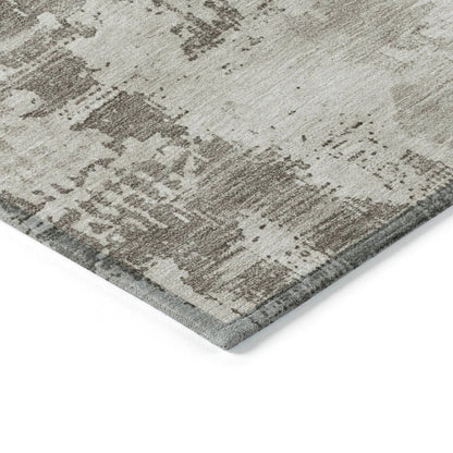 LOOMLAN Rugs Cassiva Brown Washable Indoor-Outdoor Rug