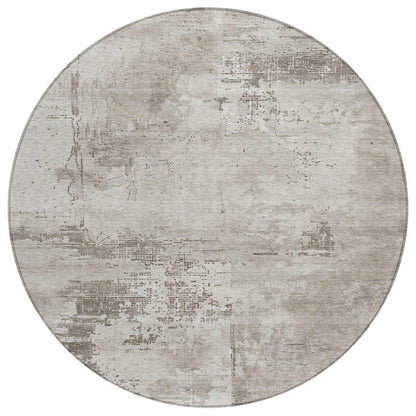 LOOMLAN Rugs Cassiva Brown Washable Indoor-Outdoor Rug