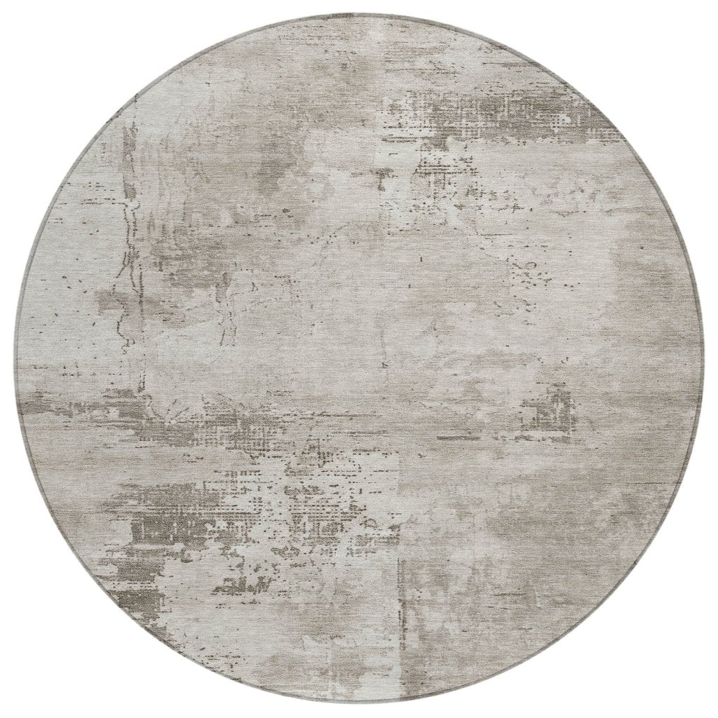 LOOMLAN Rugs Cassiva Brown Washable Indoor-Outdoor Rug