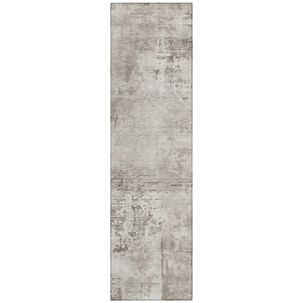LOOMLAN Rugs Cassiva Brown Washable Indoor-Outdoor Rug