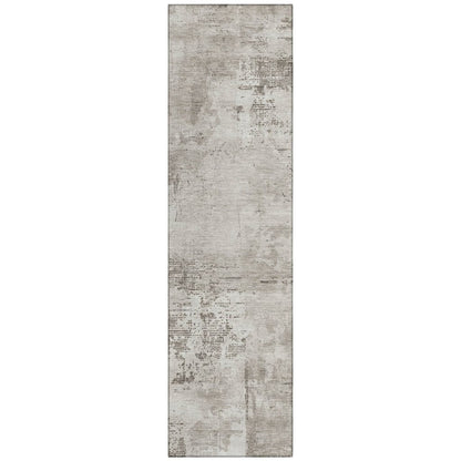 LOOMLAN Rugs Cassiva Brown Washable Indoor-Outdoor Rug