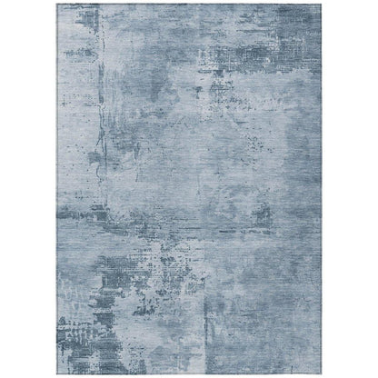 LOOMLAN Rugs Cassiva Denim Washable Indoor-Outdoor Rug
