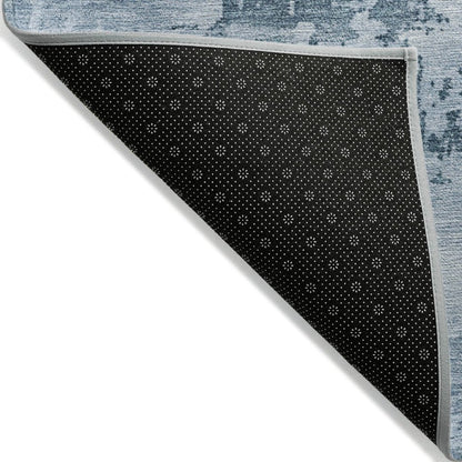 LOOMLAN Rugs Cassiva Denim Washable Indoor-Outdoor Rug