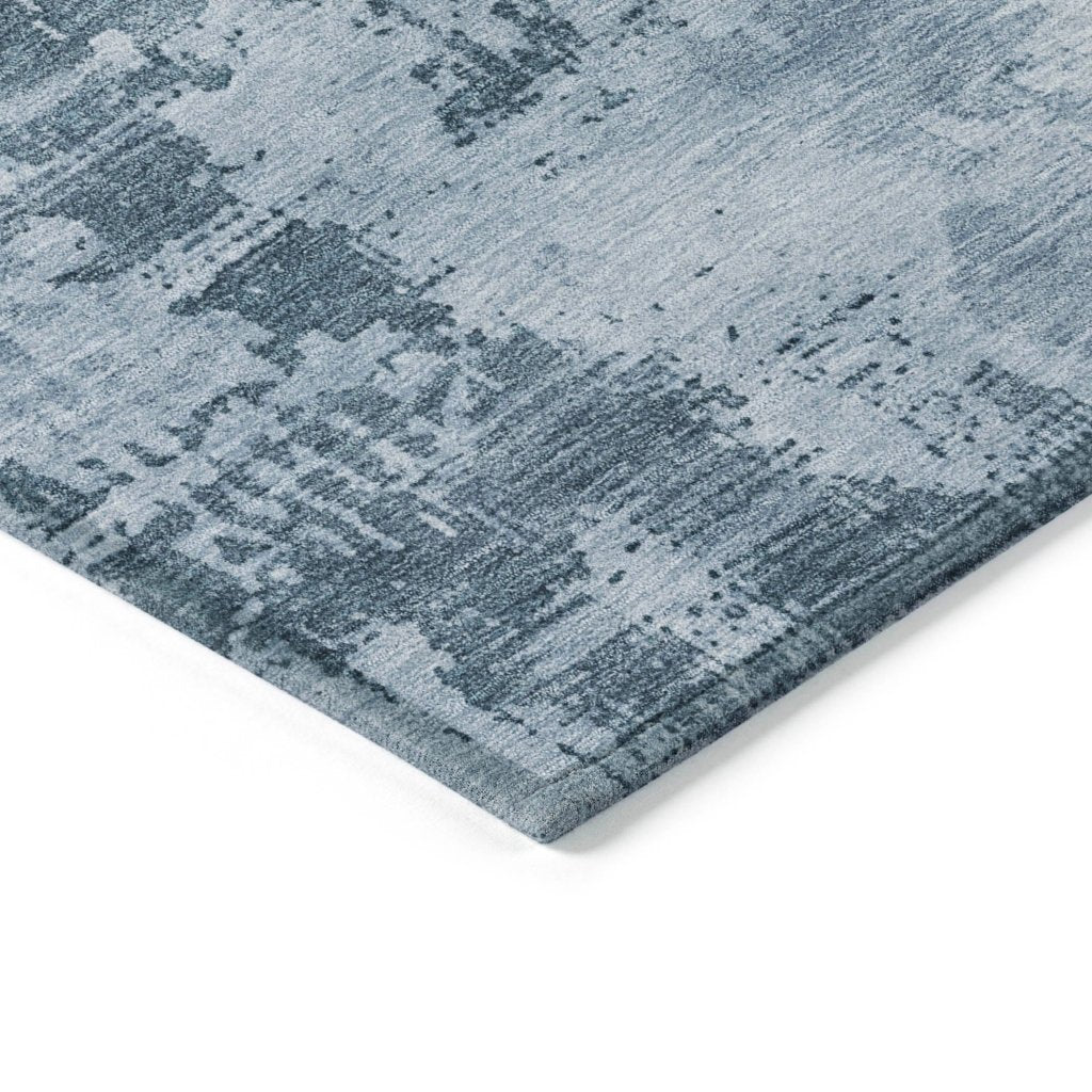 LOOMLAN Rugs Cassiva Denim Washable Indoor-Outdoor Rug