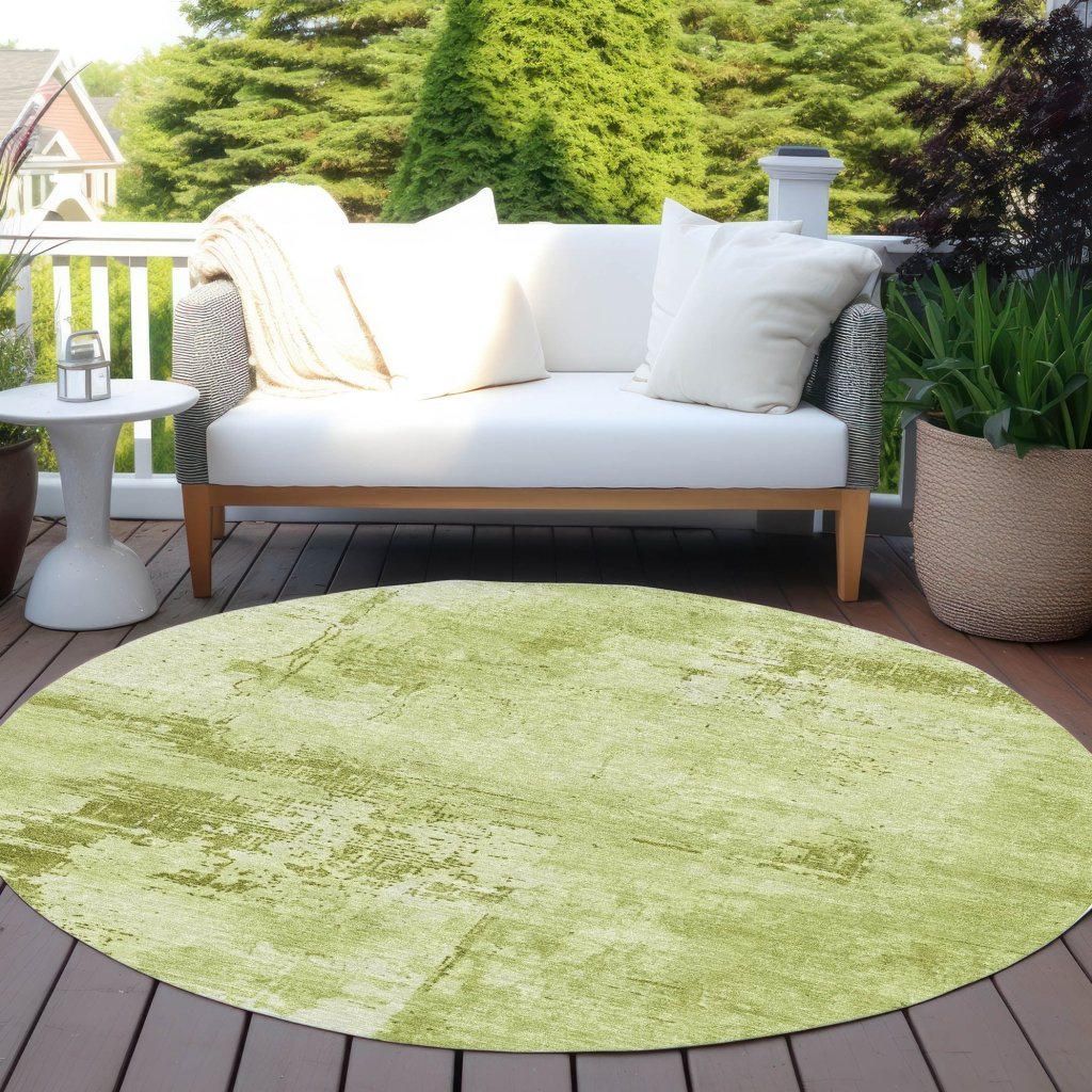 LOOMLAN Rugs Cassiva Lime Washable Indoor-Outdoor Rug