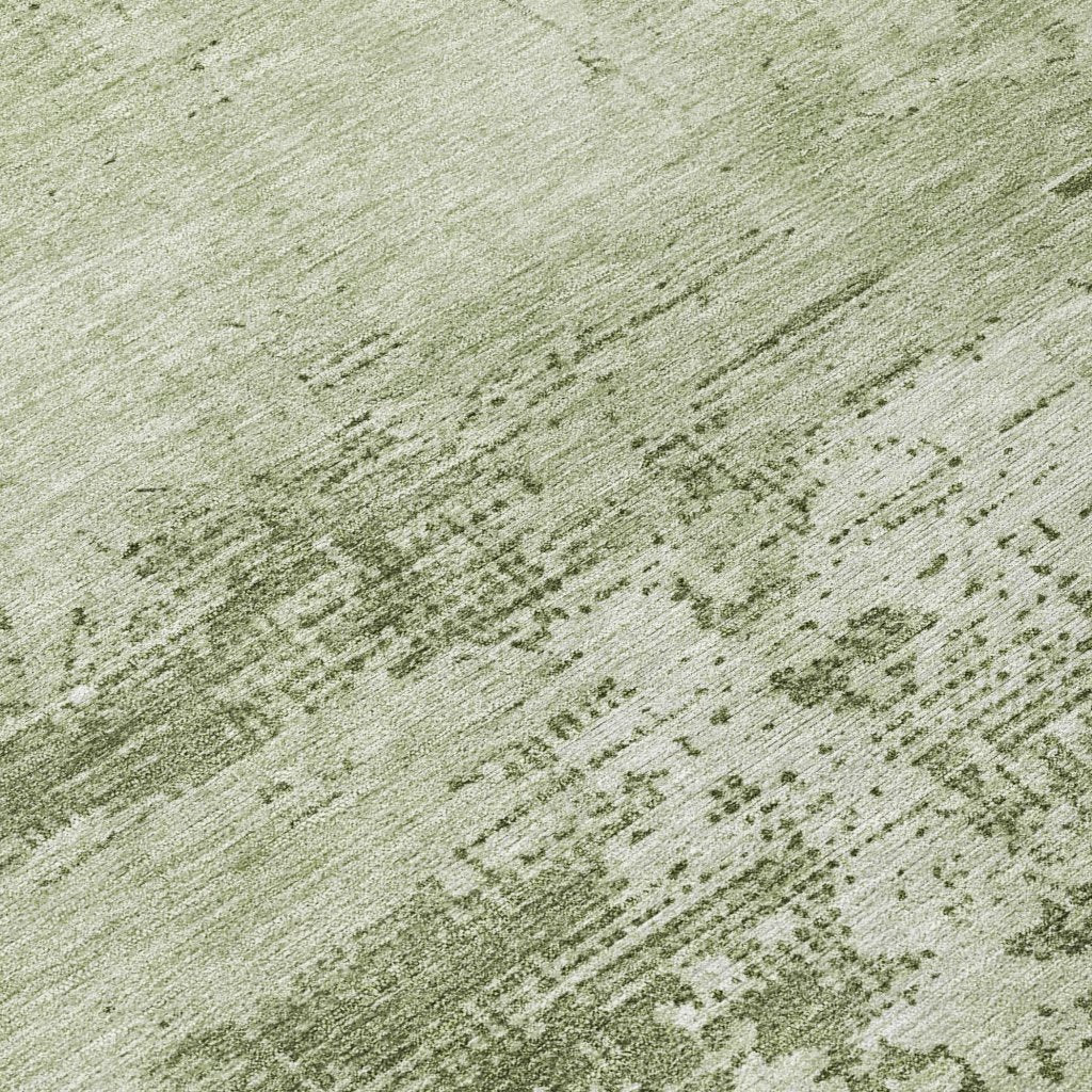 LOOMLAN Rugs Cassiva Olive Washable Indoor-Outdoor Rug