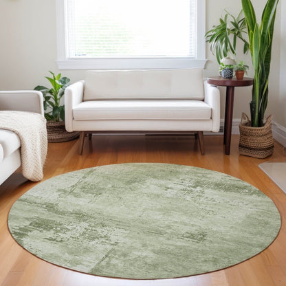 LOOMLAN Rugs Cassiva Olive Washable Indoor-Outdoor Rug