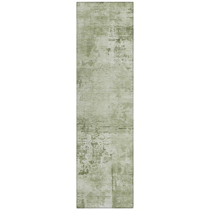 LOOMLAN Rugs Cassiva Olive Washable Indoor-Outdoor Rug