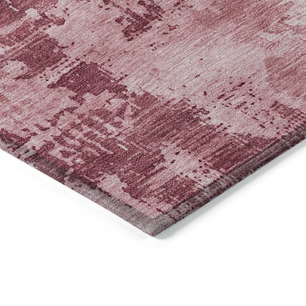 LOOMLAN Rugs Cassiva Pink Washable Indoor-Outdoor Rug