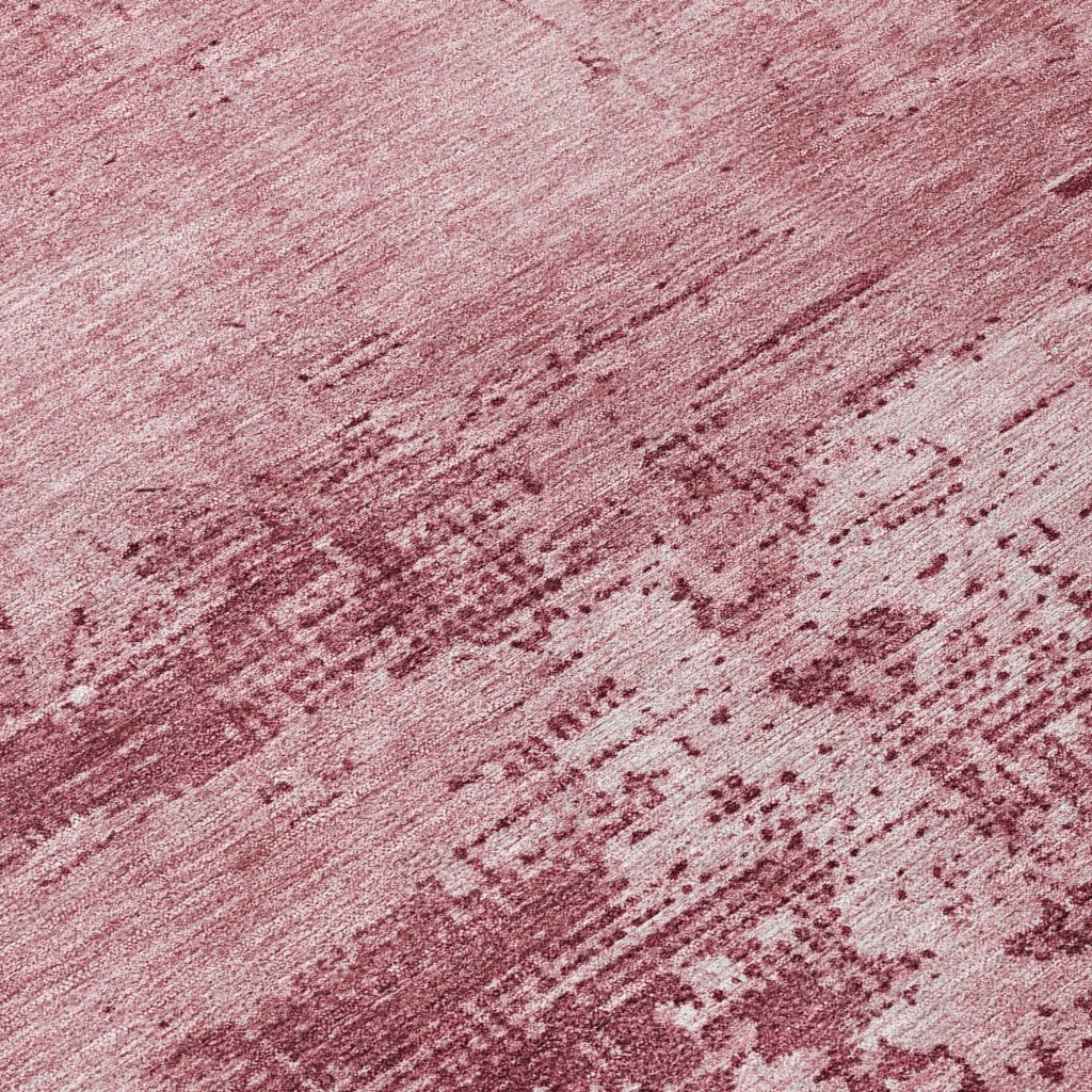 LOOMLAN Rugs Cassiva Pink Washable Indoor-Outdoor Rug