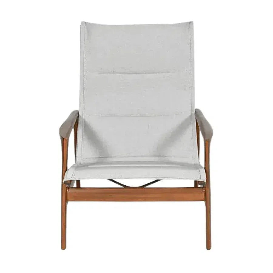 Castelle Berkeley Padded Sling Lounge Chair Set - LOOMLAN - Castelle - Outdoor Dining Chairs
