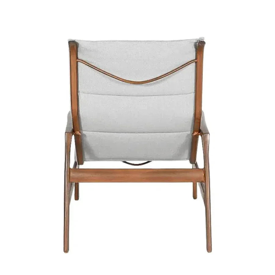 Castelle Berkeley Padded Sling Lounge Chair Set - LOOMLAN - Castelle - Outdoor Dining Chairs