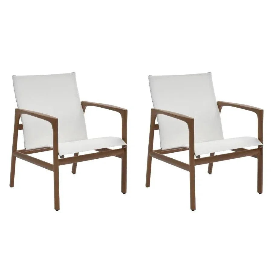Castelle Berkeley Sling Dining Chair - LOOMLAN - Castelle - Outdoor Dining Chairs