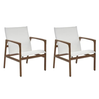 Castelle Berkeley Sling Dining Chair - LOOMLAN - Castelle - Outdoor Dining Chairs