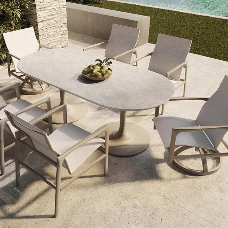 Castelle Berkeley Sling Dining Chair - LOOMLAN - Castelle - Outdoor Dining Chairs