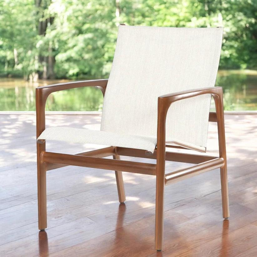 Castelle Berkeley Sling Dining Chair - LOOMLAN - Castelle - Outdoor Dining Chairs