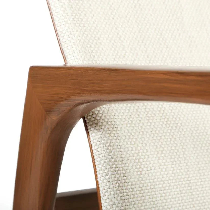 Castelle Berkeley Sling Swivel Rocker Dining Chair - LOOMLAN - Castelle - Outdoor Dining Chairs
