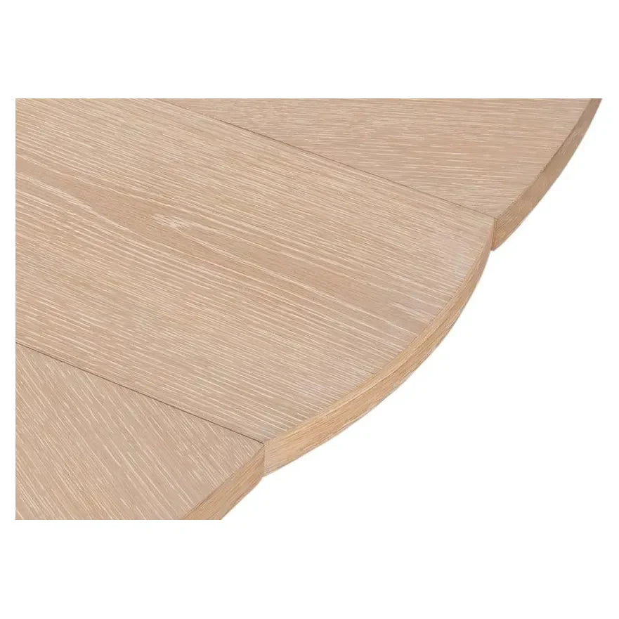 Casual Jupe Extendable Round Dining Table - LOOMLAN - Sarreid - Dining Tables