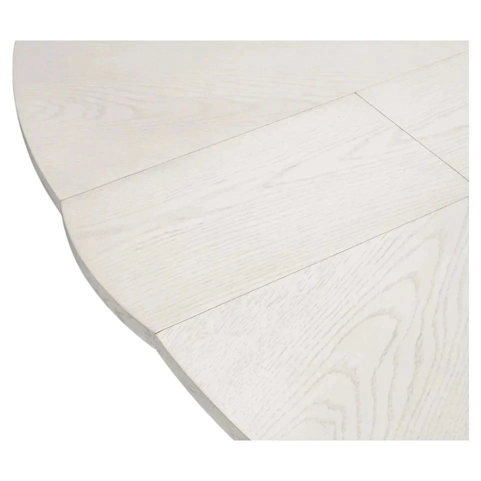 Casual Jupe Extendable Round Dining Table - LOOMLAN - Sarreid - Dining Tables