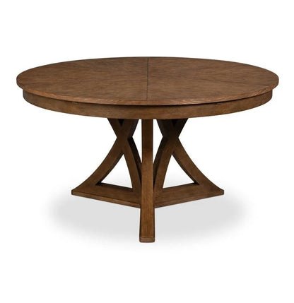 Casual Jupe Wooden Round Dining Table