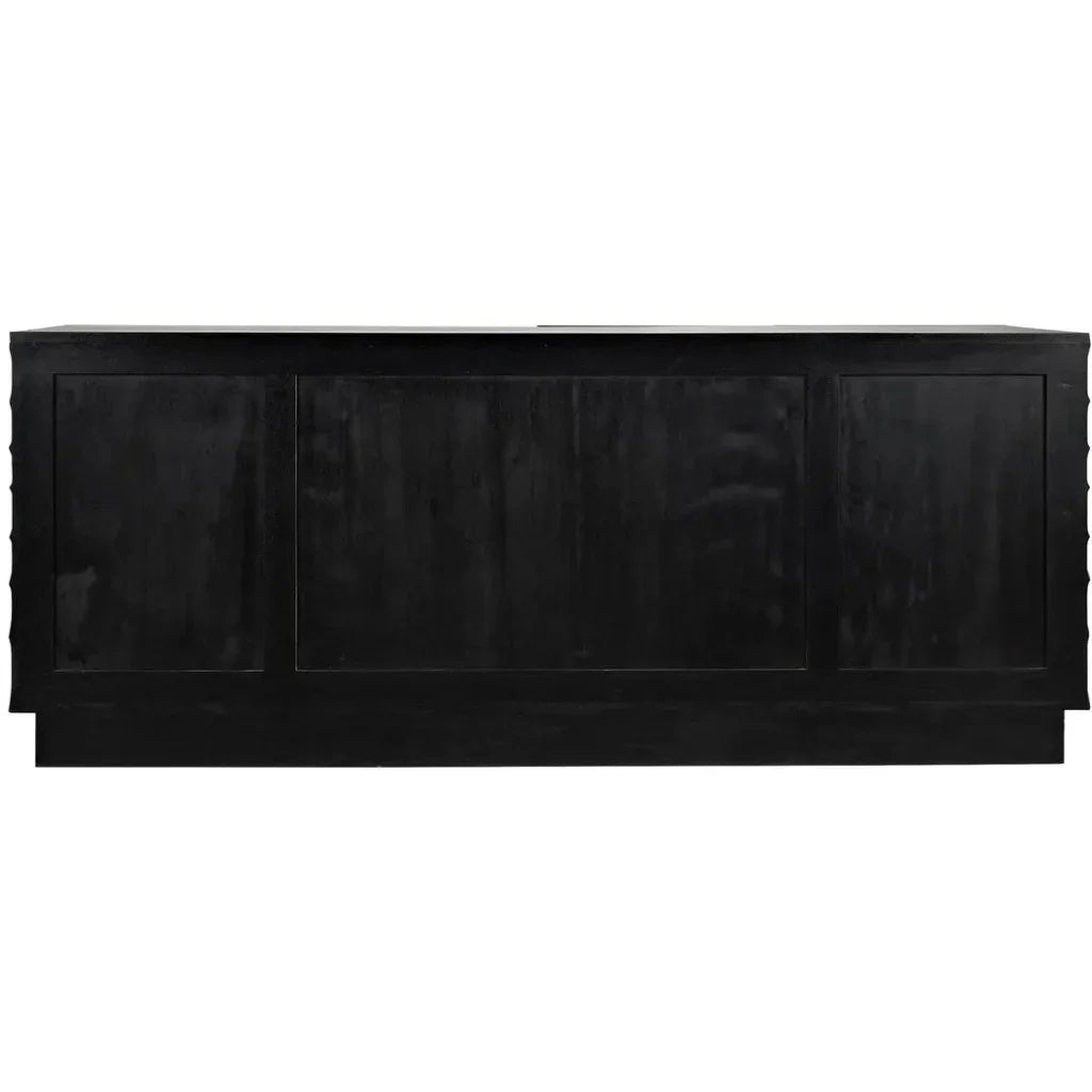 Noir Cavalier Four Cupboard Doors Sideboard