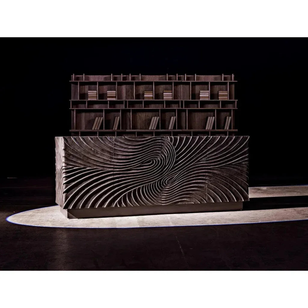 Noir Cavalier Four Cupboard Doors Sideboard