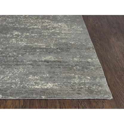 Abe Abstract Gray Large Area Rugs For Living Room -- gray