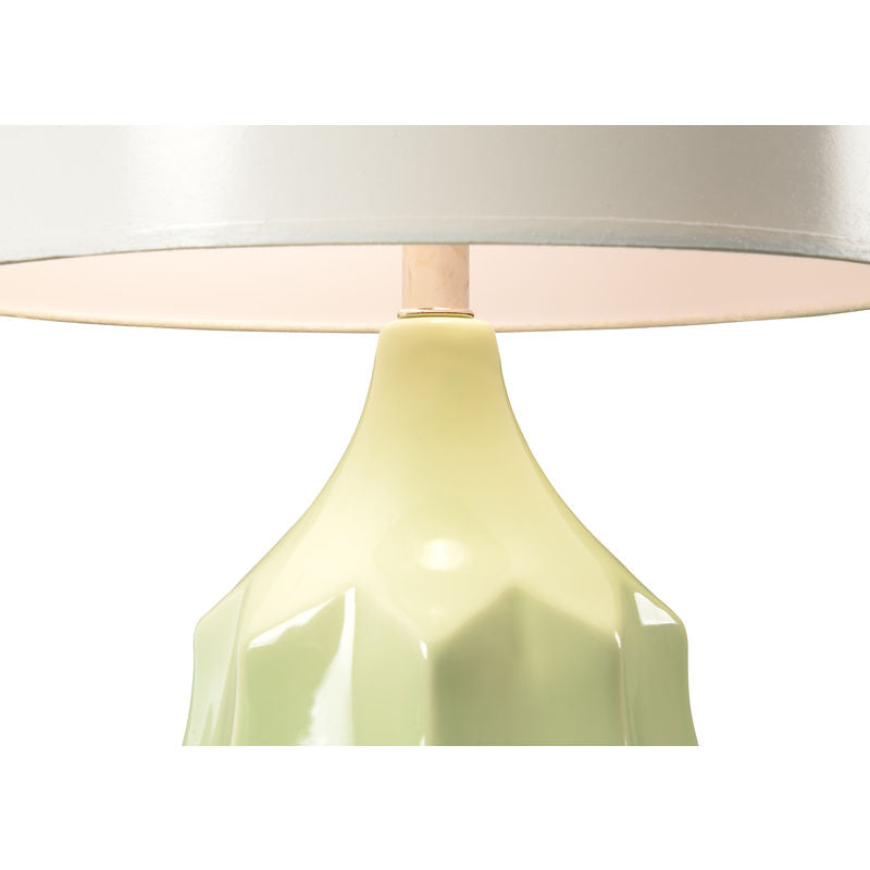 Citron Cocktail Glazed Ceramic Table Lamp-Table Lamps-Wildwood-LOOMLAN