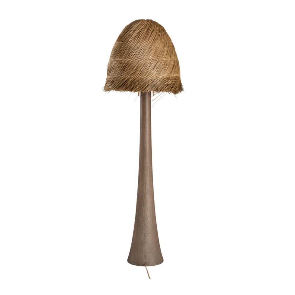 Wildwood Tulum Sculptural Wood Base Floor Lamp