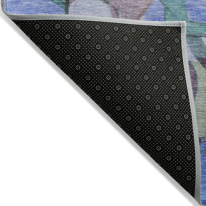 Jaelius Green Washable Indoor-Outdoor Rug