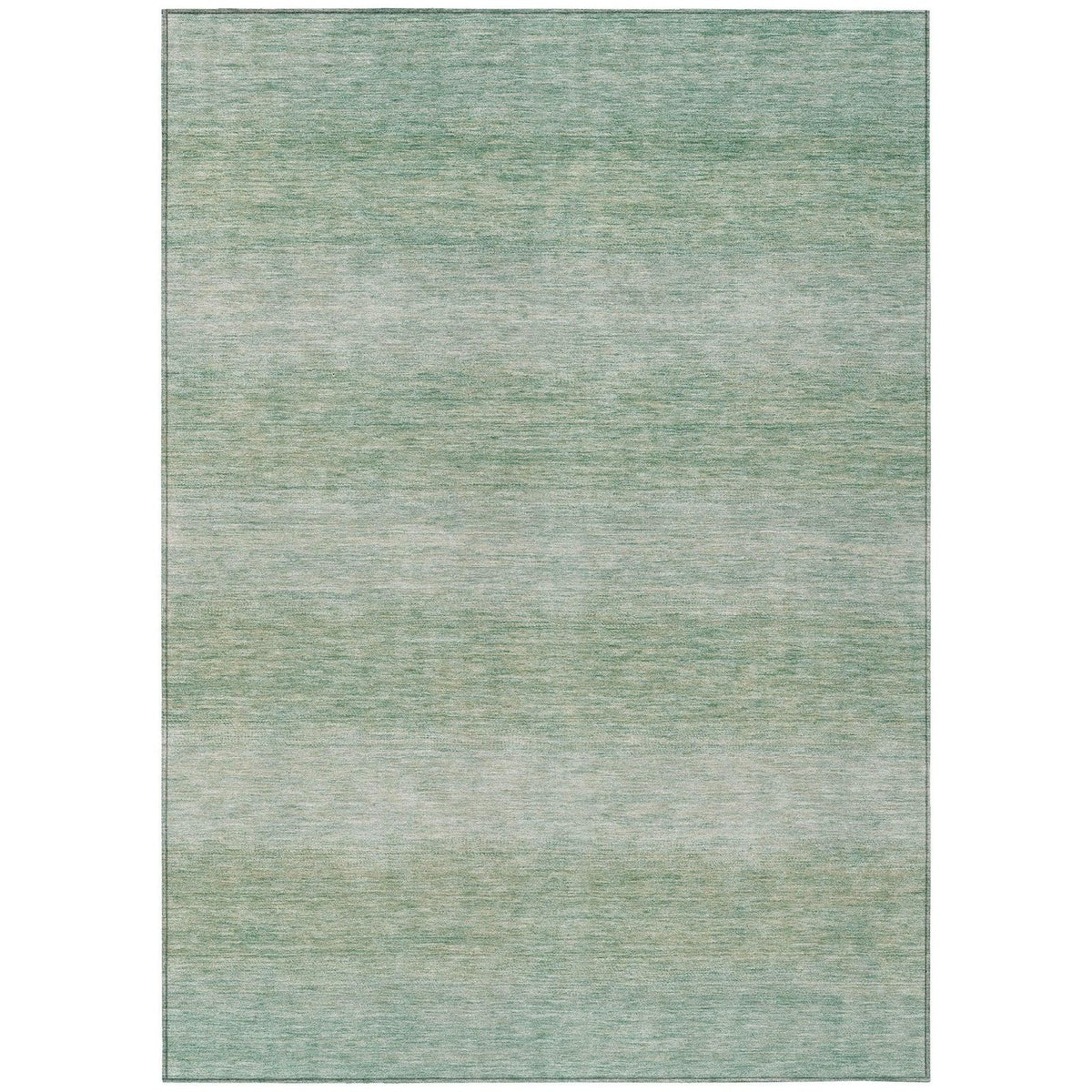 Haelius Teal Washable Indoor-Outdoor Rug