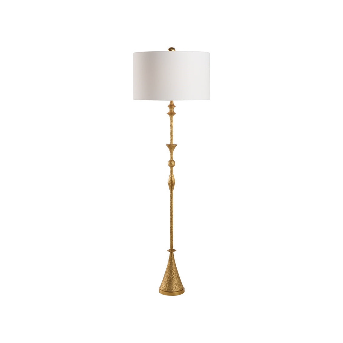 Gia Resin Gold Floor Lamp