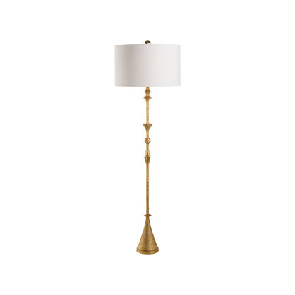 Gia Resin Gold Floor Lamp