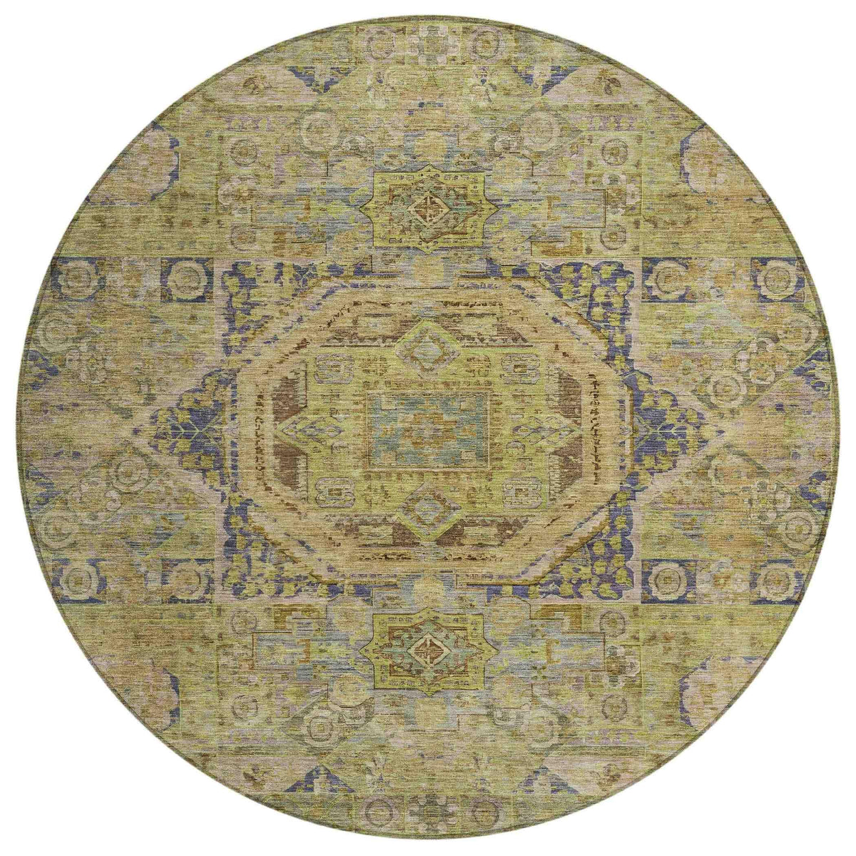 Iriir Aloe Washable Indoor-Outdoor Rug