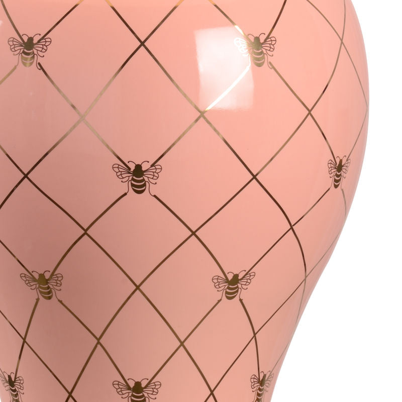 Chelsea House Ginger Jar Ceramic Made With Gold Accents Table Lamp