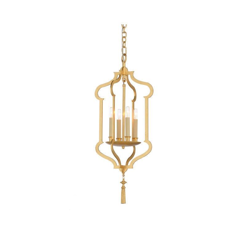 Wildwood Odalisque Gold Tassel Charm Lantern