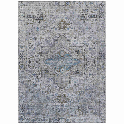 Kaelon Linen Washable Indoor-Outdoor Rug