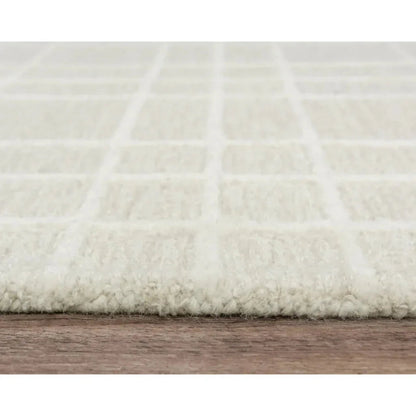 Cawe Wool Ivory Hallway Kitchen Runner Rug - LOOMLAN - LOOMLAN - Area Rugs