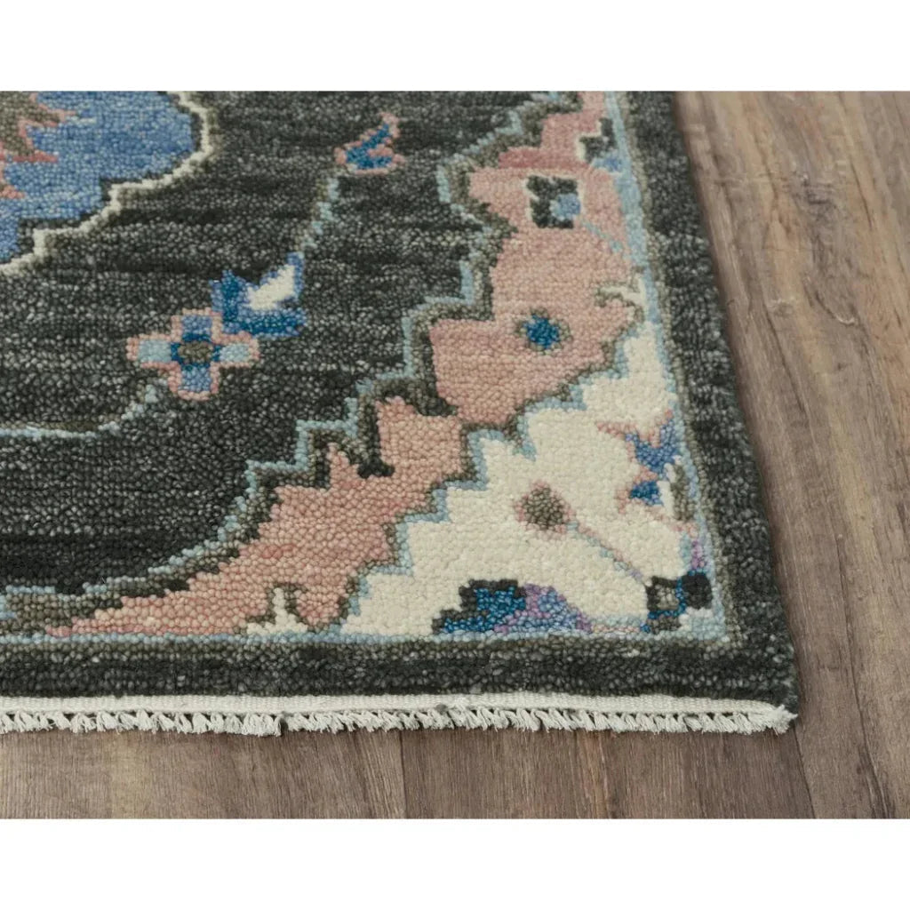 Cogo Geometric Charcoal Large Area Rugs For Living Room - LOOMLAN - LOOMLAN - Area Rugs